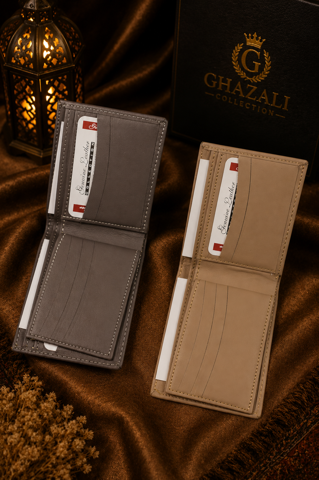 Ghazali Classic Leather Bifold Wallet