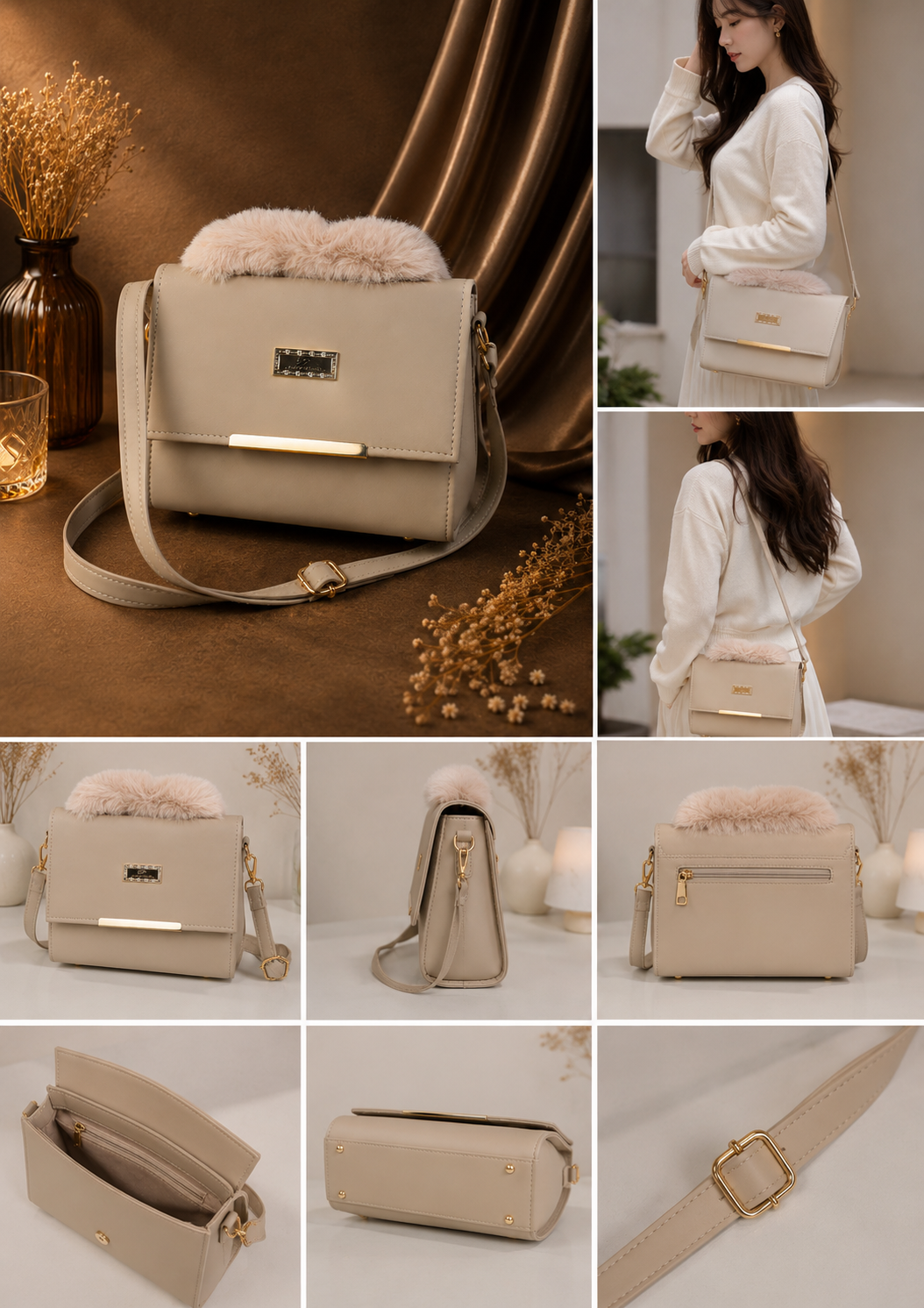Ghazali Winter Luxe Crossbody Bag