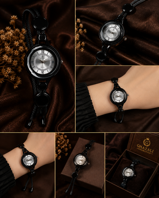 Ghazali Noir Rope Watch